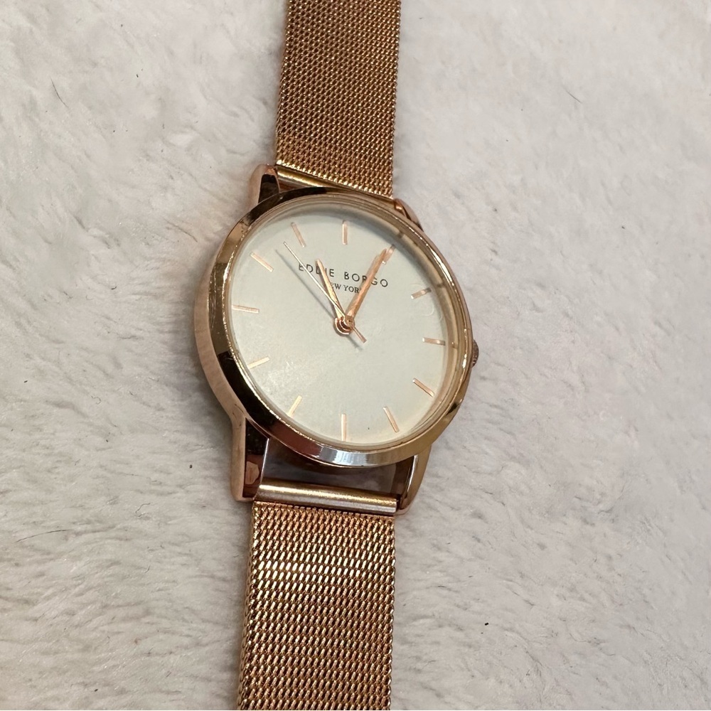 Eddie Borgo The Soho Rose Gold Watch Rachel Zoe Box of Style *needs battery